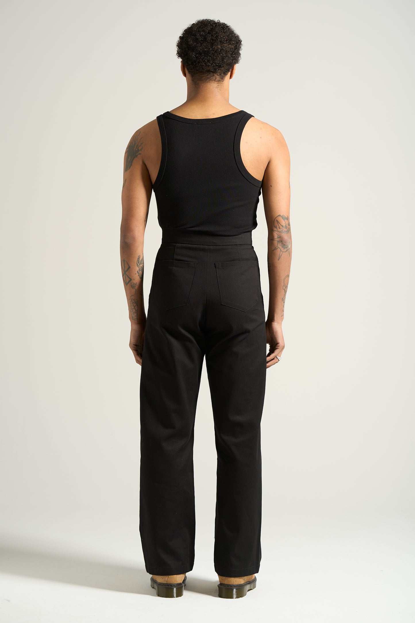 The Black Box Pleated Trouser