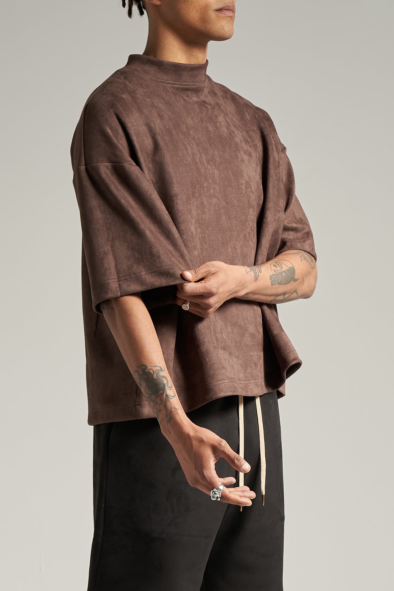 The Umber Suede Tee