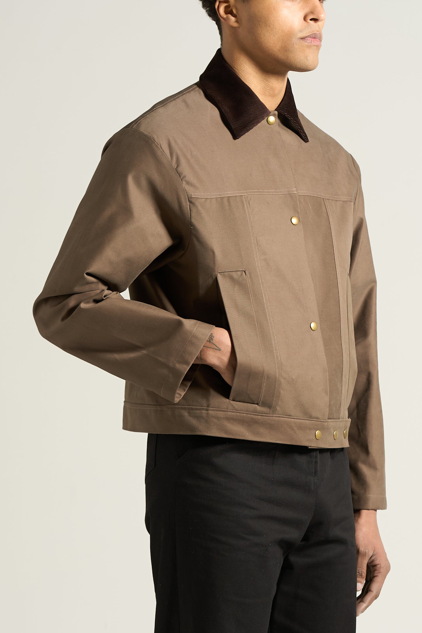 The Tan Drill Work Jacket