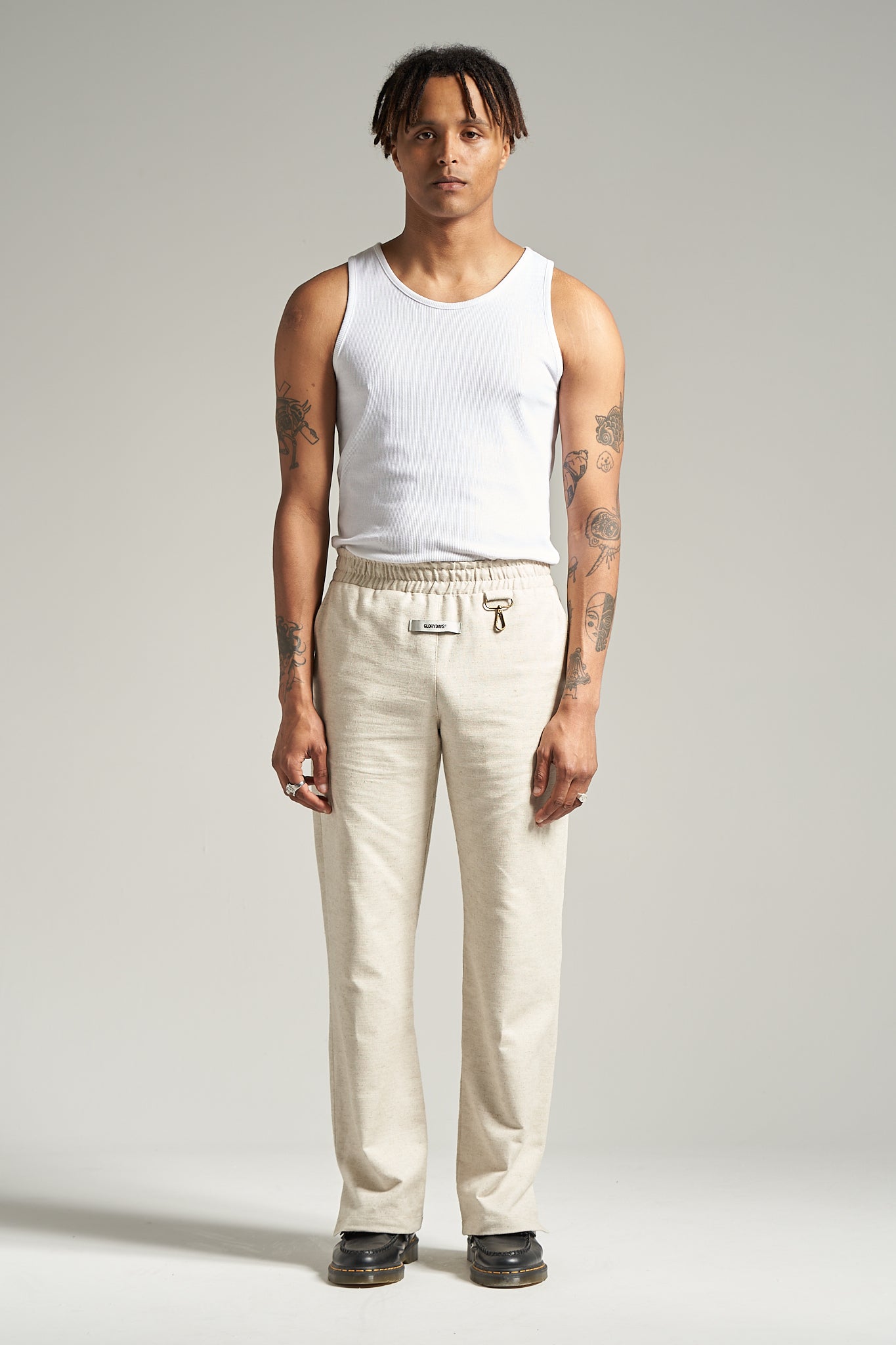 The Cotton Linen Split Pant