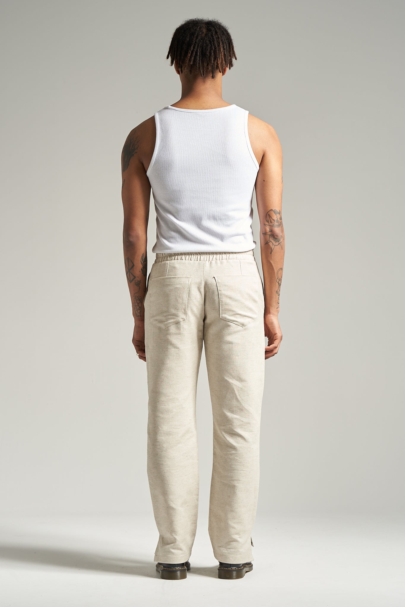 The Cotton Linen Split Pant