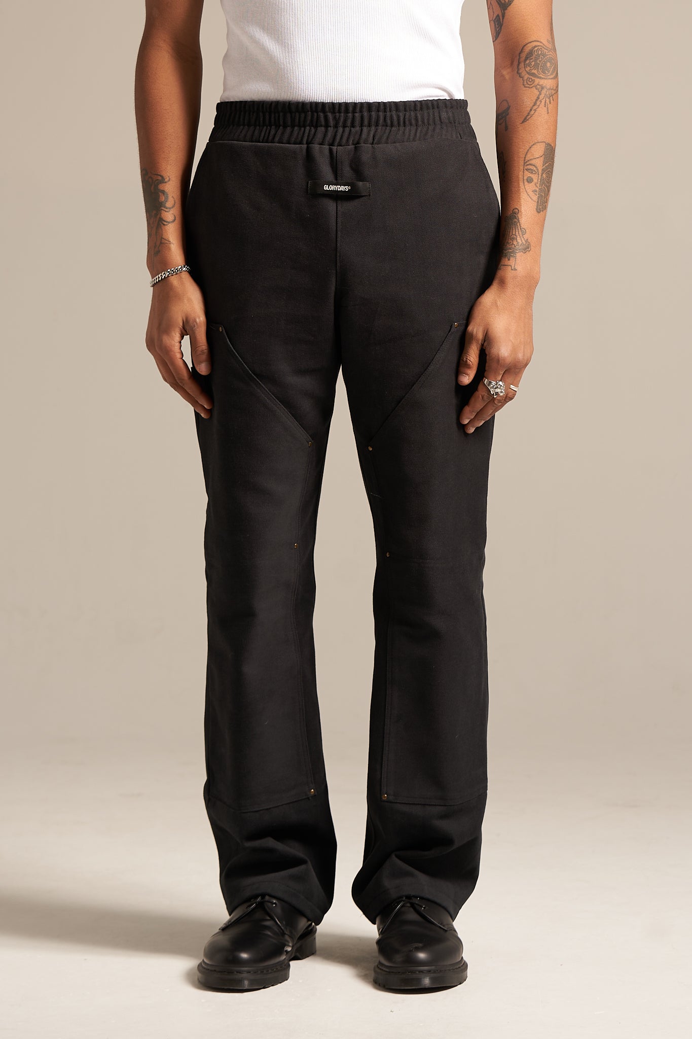 The Smoke Black Carpenter Pant