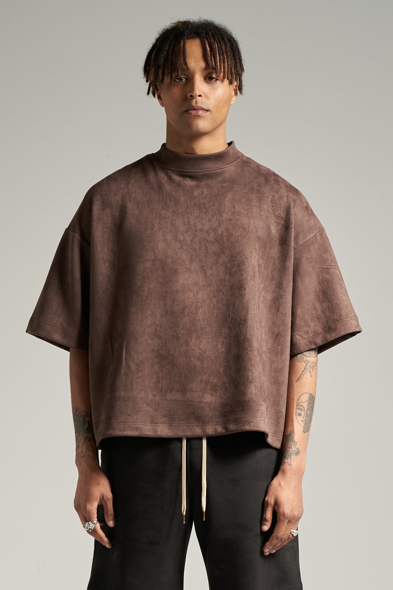 The Umber Suede Tee