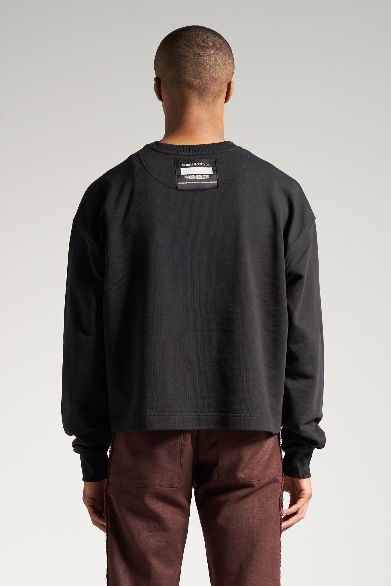 The Black Standard Issue Crewneck