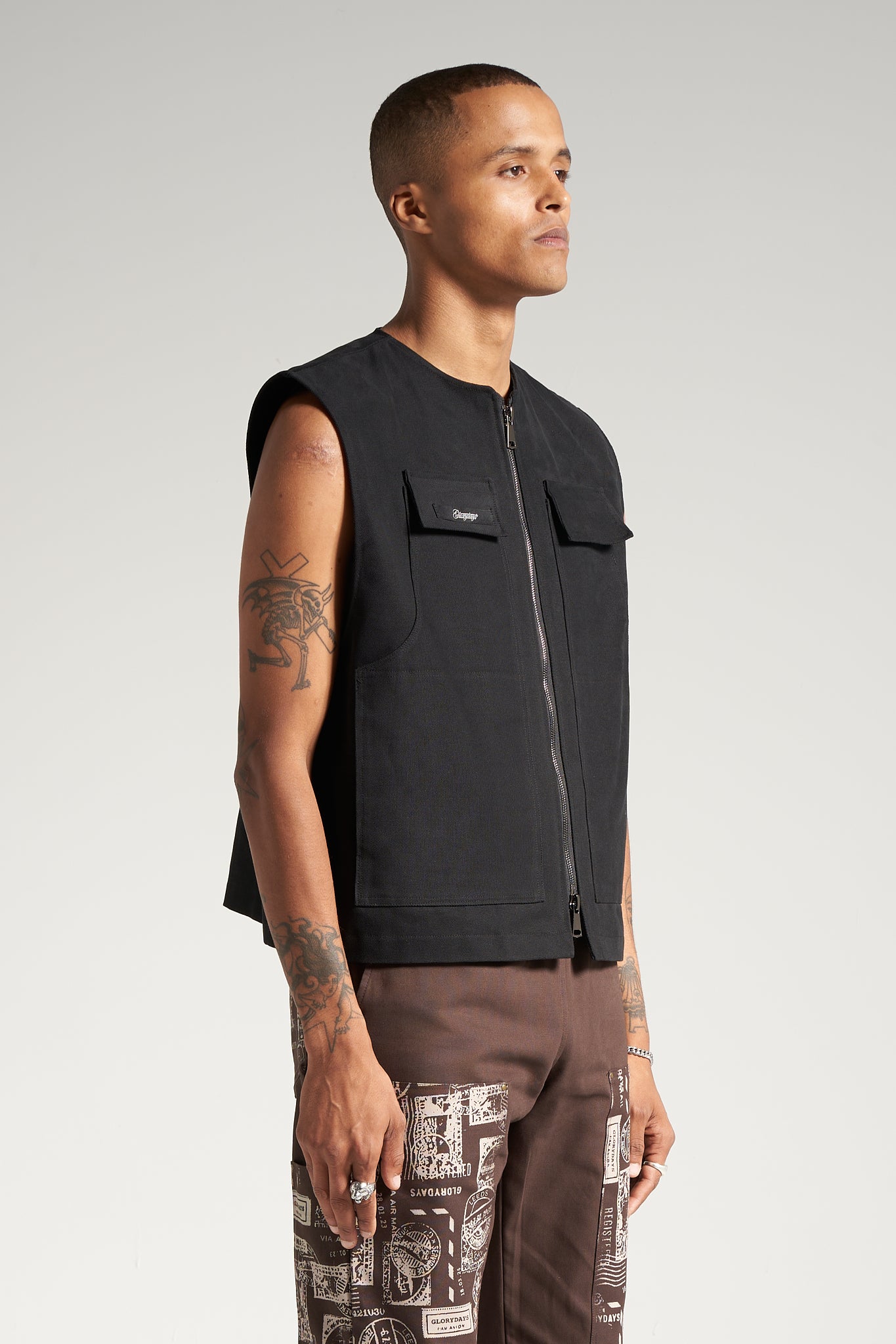 The Black Montana Vest