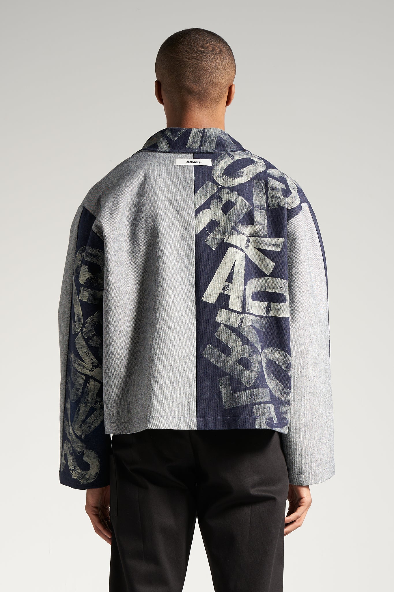 The Indigo Monogram Flight Jacket