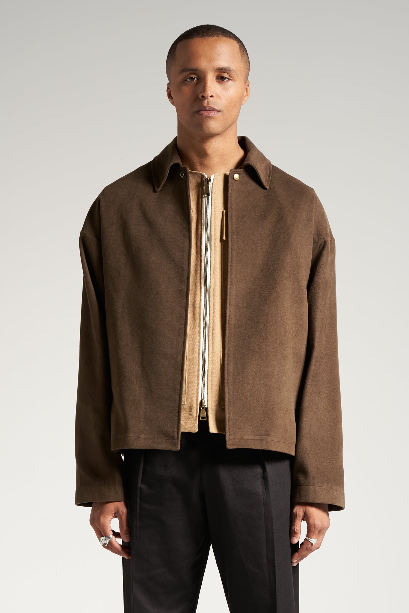 The Sienna Moleskin Overshirt