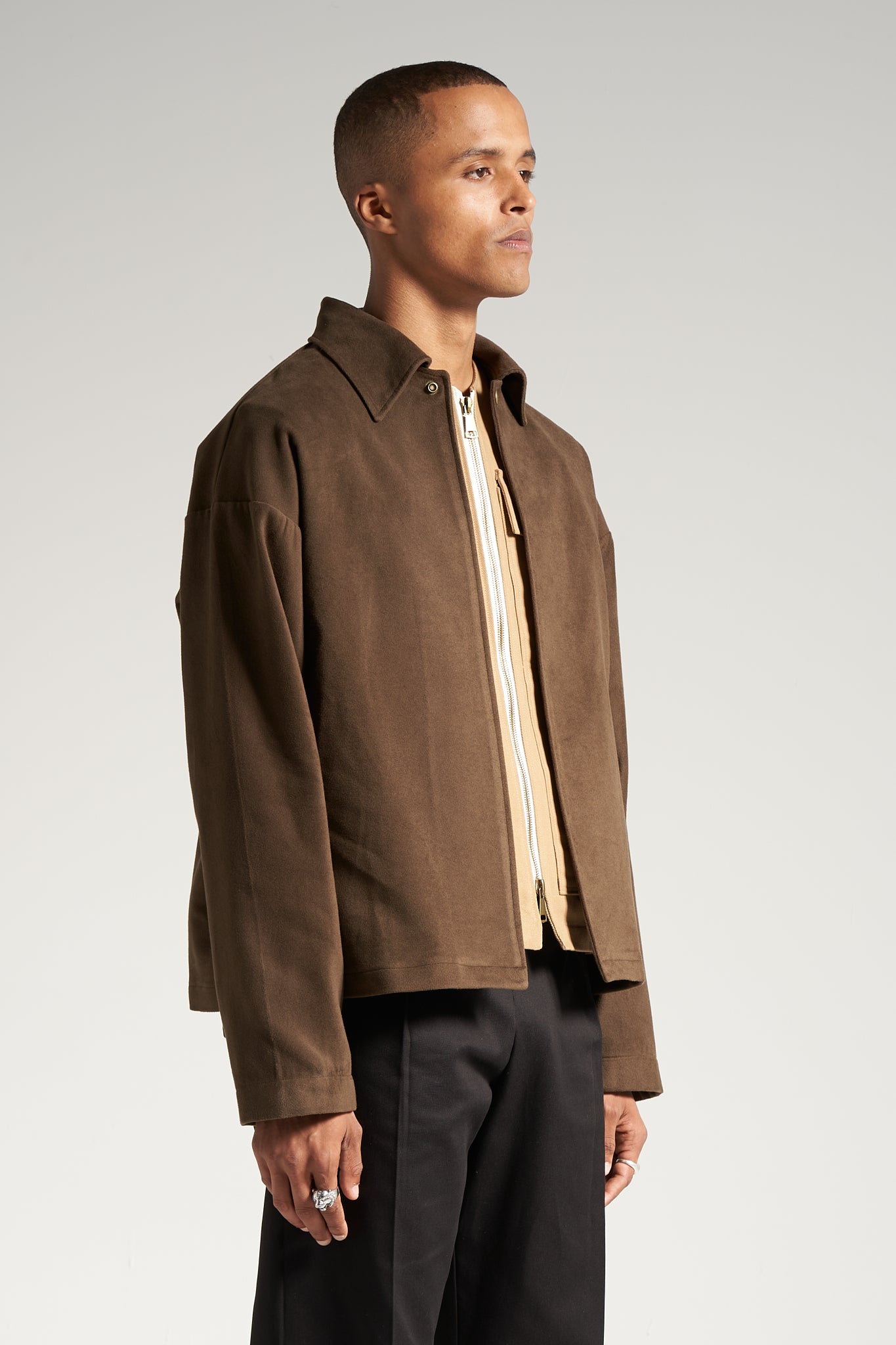 The Sienna Moleskin Overshirt