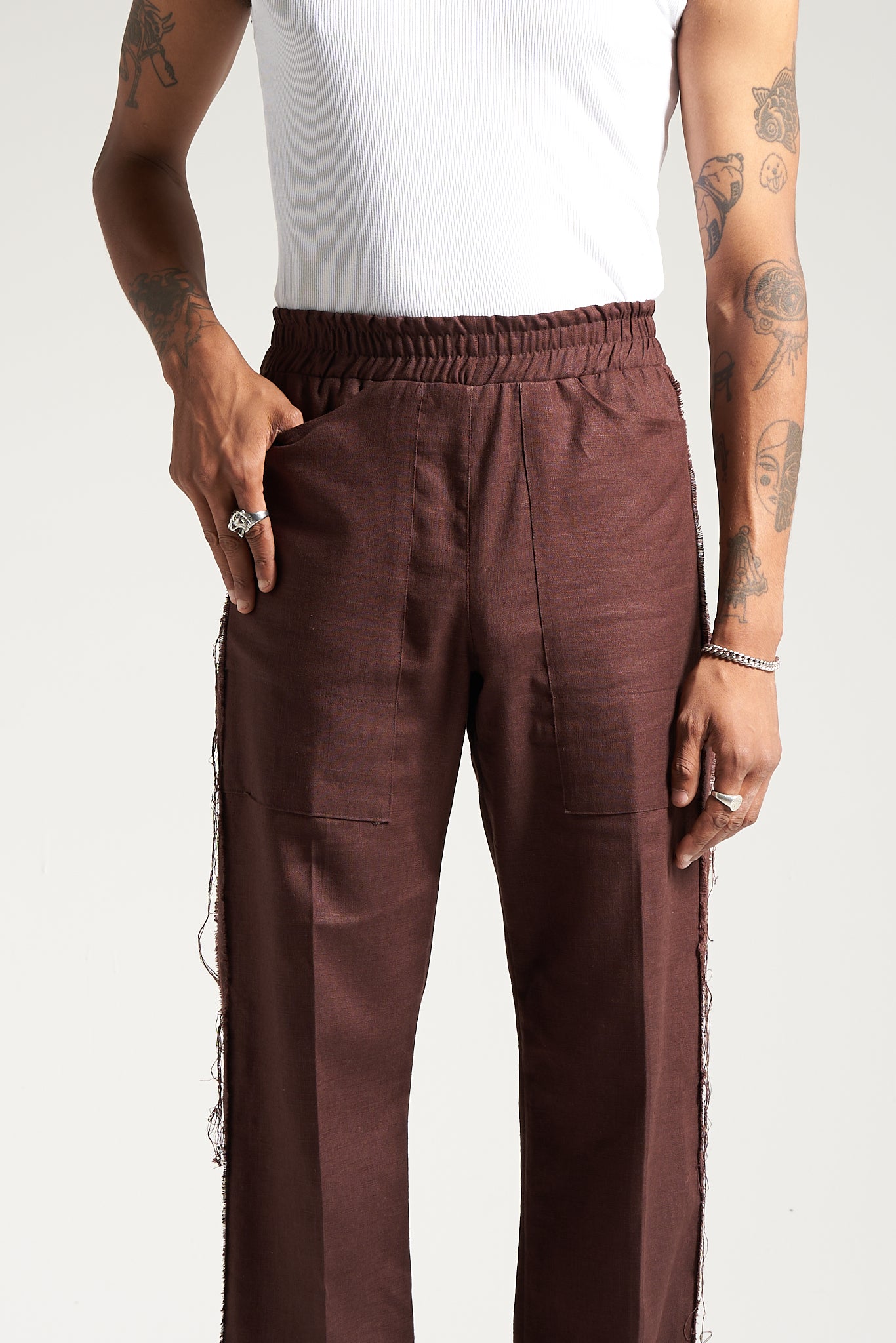 The Umber Linen Fatigue Pant