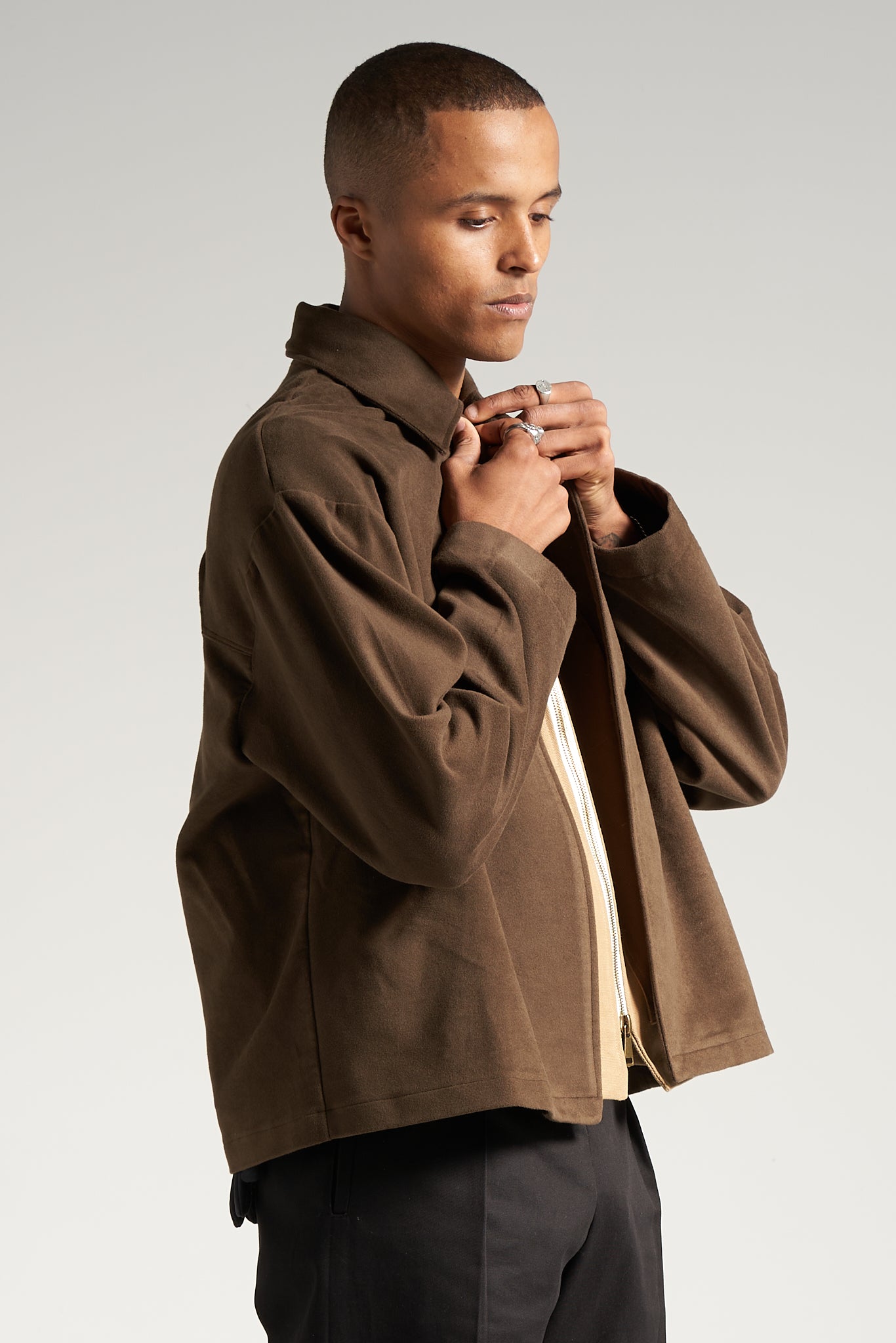 The Sienna Moleskin Overshirt